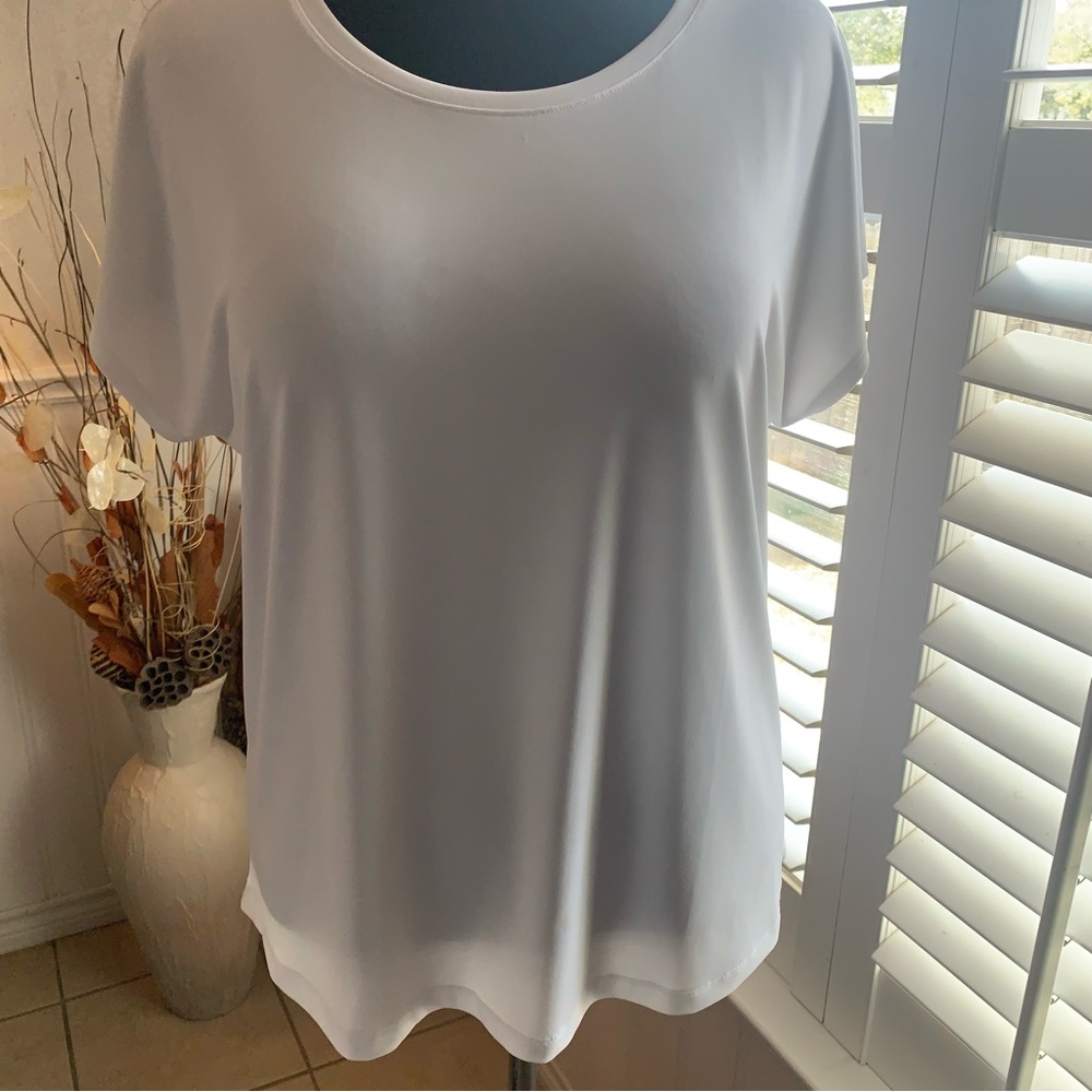 Chico’s basic white blouse top shirt